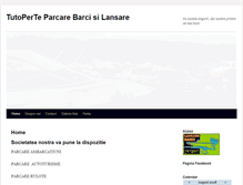 Tablet Screenshot of parcarebarci.ro